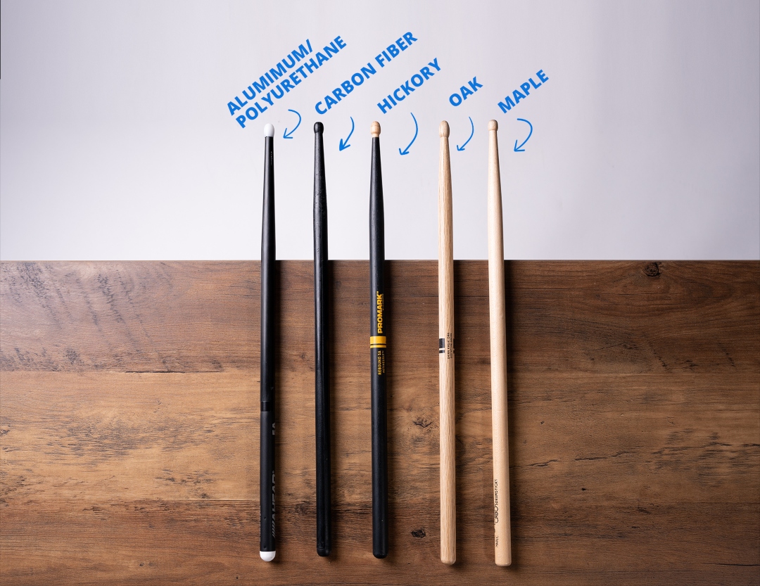 The Different Types Of Drumsticks Gear